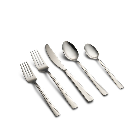 Dora Sand 20 Piece 18/0 Stainless Steel Flatware Set, Service for 4