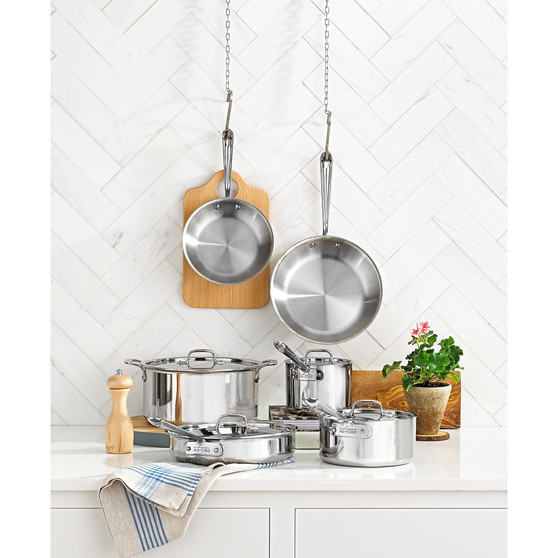 D3 Stainless Steel Cookware Set, 10 Piece