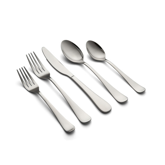 Rhiannon Mirror Flatware Set, 45 Piece