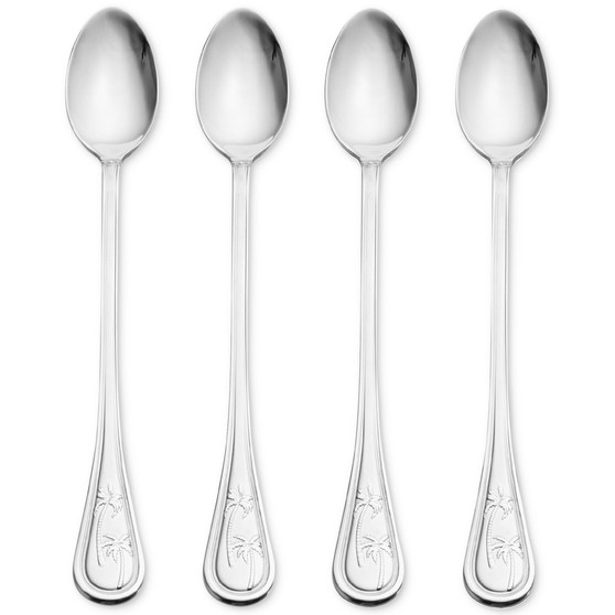 Palm Breeze 4-Pc. Iced Beverage Spoon Set