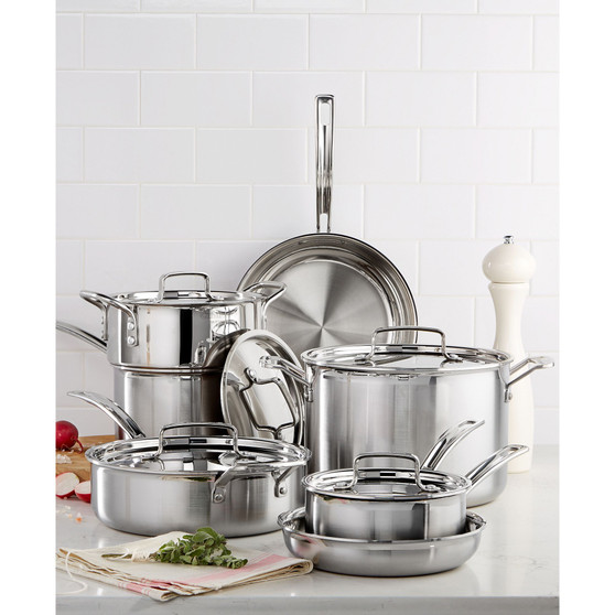 Multiclad Pro Tri-Ply Stainless Steel 12 Piece Cookware Set