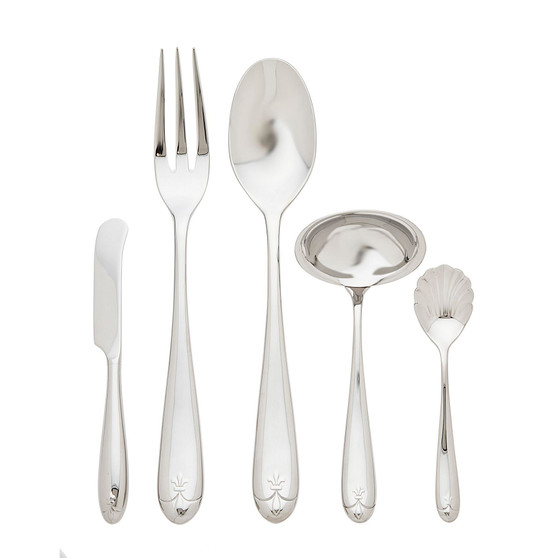 Ricci 18/10 Fiordallisi 5 Piece Hostess Set