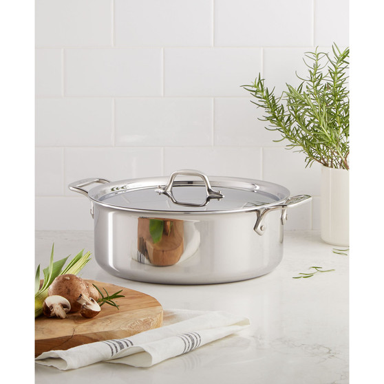 Stainless Steel 6 Qt. Covered Stockpot