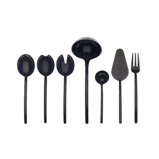 Due Oro Nero Full Serving Set, 7 Piece