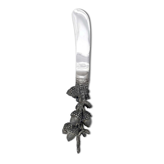 Pewter Acorn and Oak Leaf Handle Spreader