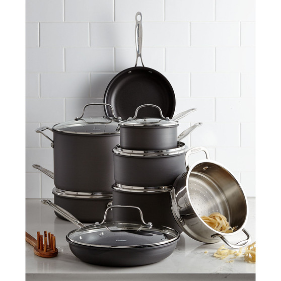 Chef’s Classic Hard-Anodized 14-Pc. Cookware Set