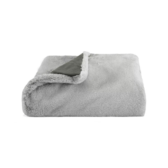 CLOSEOUT! Lapin Faux Fur Reversible Throw, 60" X 50"