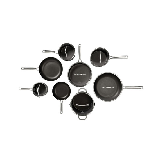 Classic Hard-Anodized Nonstick Cookware 14-Piece Pots and Pans Set