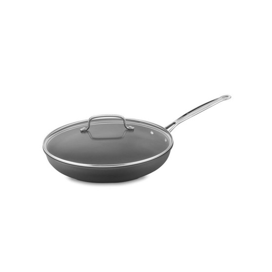 Chefs Classic Hard Anodized 12" Skillet w/ Cover