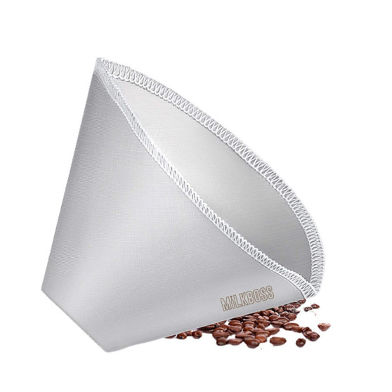 Milk Boss Pour Over Permanent Paperless Reusable Coffee Filter