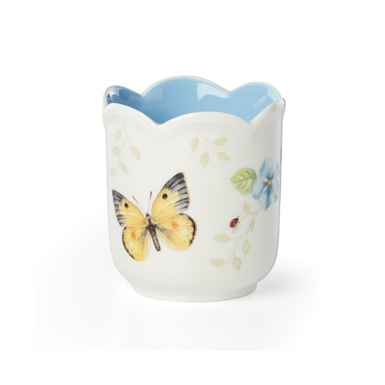 Butterfly Meadow Filled Candle, Blue Geranium