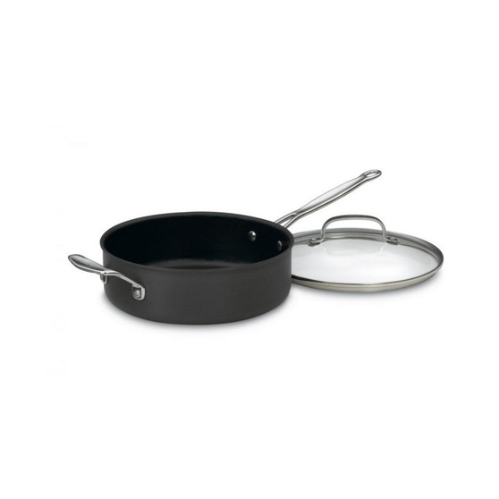 Chefs Classic Hard Anodized 3.5-Qt. Saute Pan w/ Helper Handle and Cover