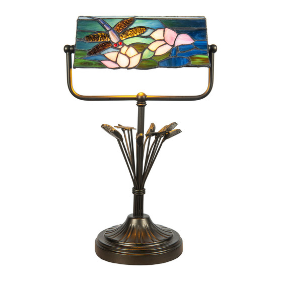 Dragonfly Bankers Accent Lamp
