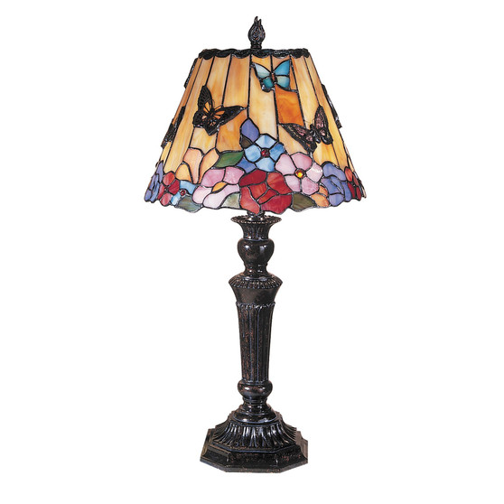 Butterfly Peony Table Lamp