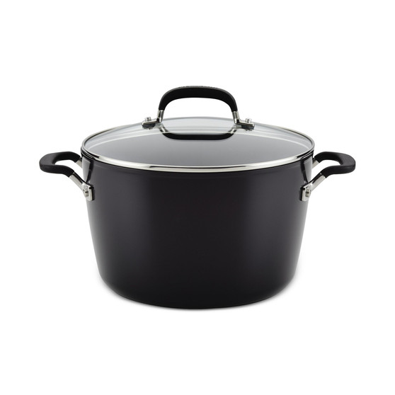 Hard Anodized 8 Quart Nonstick Stockpot with Lid