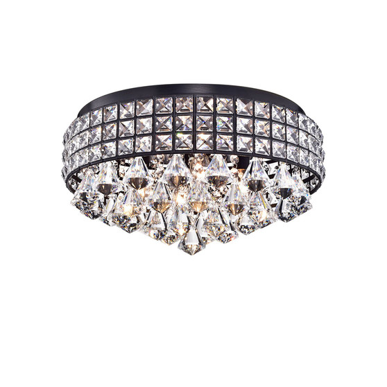 Cuddy 18" 4-Light Indoor Flush Mount Chandelier with Light Kit