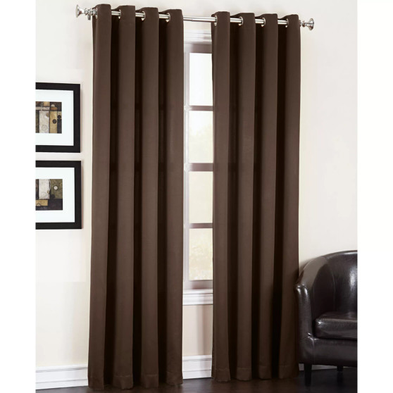Grant Solid Grommet Curtain Panel, 54" x 63"