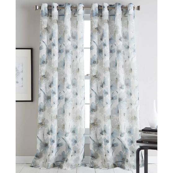 Modern Bloom 50" x 63" Curtain Panel