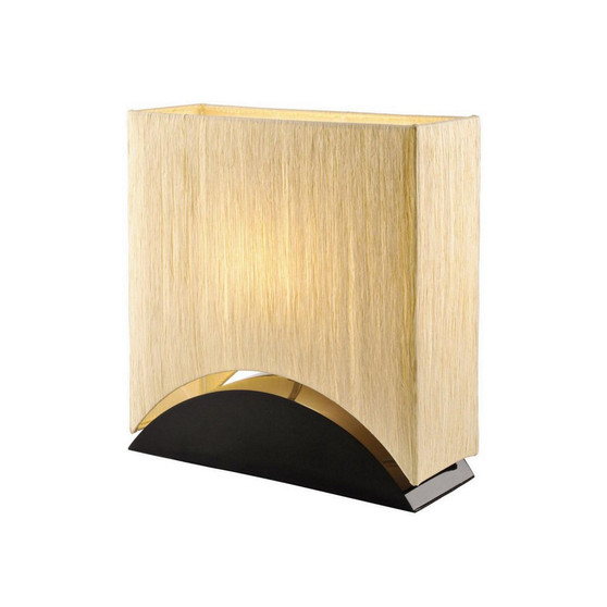 Sakura 17" Modern Space-Efficient Premium Shade Table Lamp with Lacquer