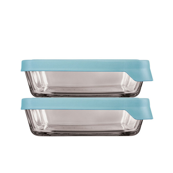 4-Pc. Round Glass Food Storage Set
