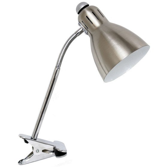 Simple Designs Adjustable Clip Light Desk Lamp