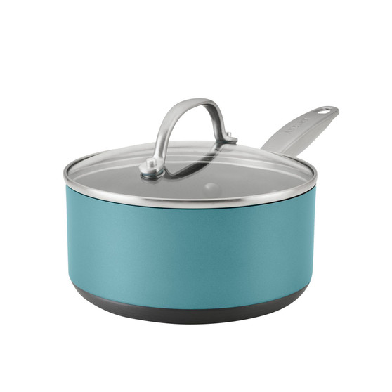 Achieve Hard Anodized Nonstick 2 Quart Sauce Pan with Lid