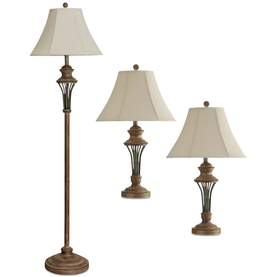 Set of 3 Moraga Lamp Set