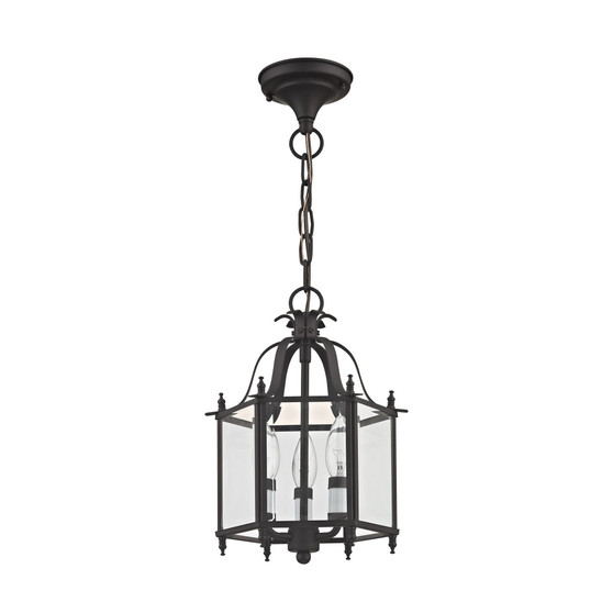 Livingston 3-Light 15.25" Convertible Mini Pendant/Ceiling Mount