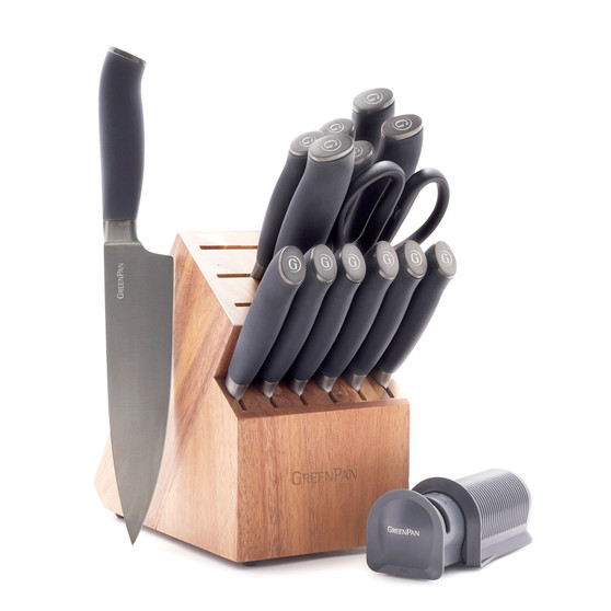 Titanium 16-Piece Ultimate Knife Block Set