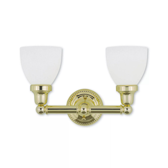 Classic 2-Light Bath Vanity Fixture