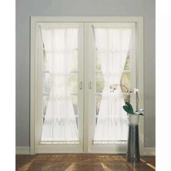 Sheer Voile Door Panel Curtain Panel, 72" L x 59" W