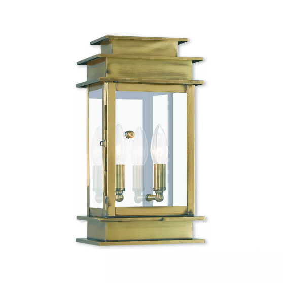 Princeton 2-Light Outdoor 14" Wall Lantern