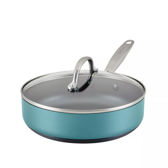 Achieve Hard Anodized Nonstick 3 Quart Saute Pan with Lid