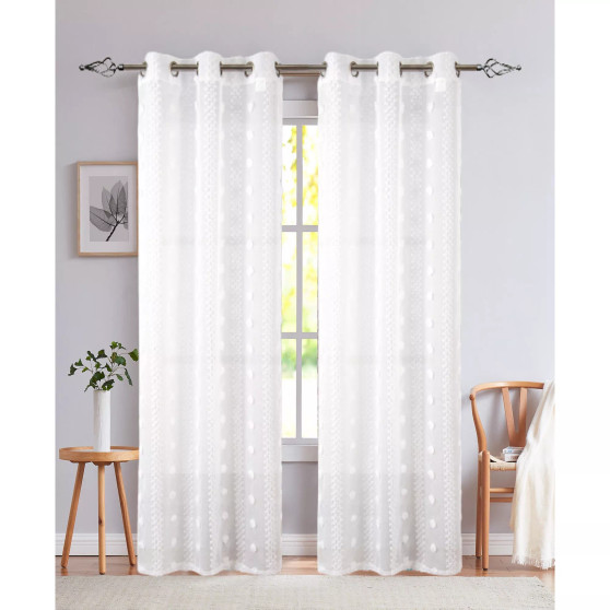Cloud Window Panel Set, 76" x 84"