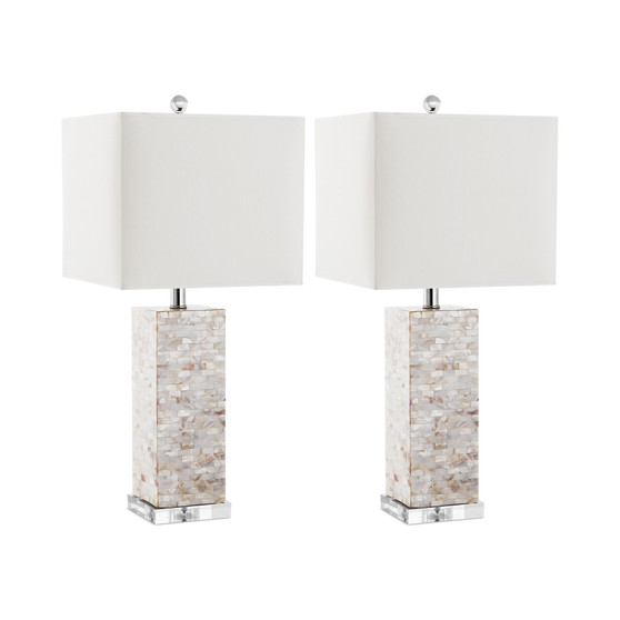 Set of 2 Homer Shell Table Lamps