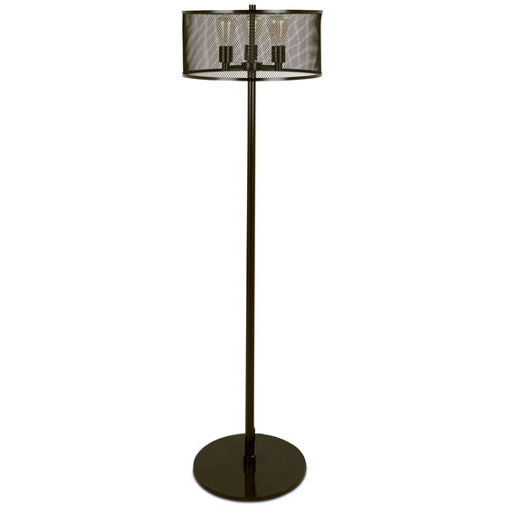 Indy Mesh Industrial Floor Lamp