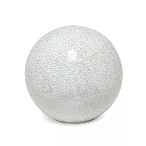 1 Light Mosaic Stone Ball Table Lamp