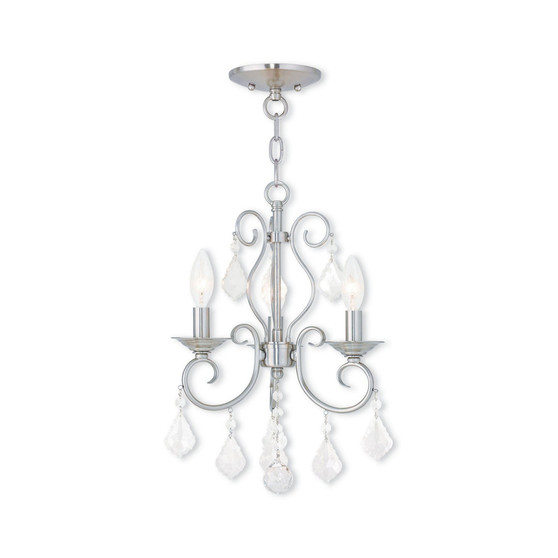 Donatella 3-Light Convertible Mini Chandelier/Ceiling Mount