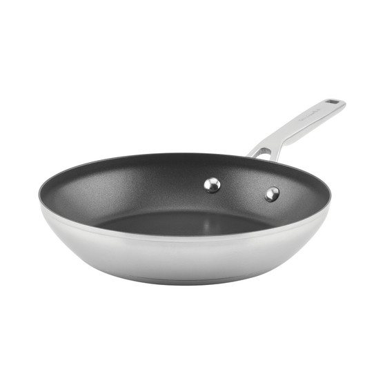 3-Ply Base Stainless Steel 9.5" Nonstick Induction Frying Pan
