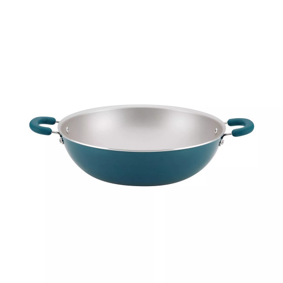 Create Delicious Aluminum Nonstick 14.25" Wok