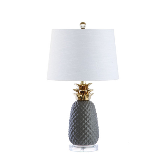 Pineapple Ceramic Led Table Lamp