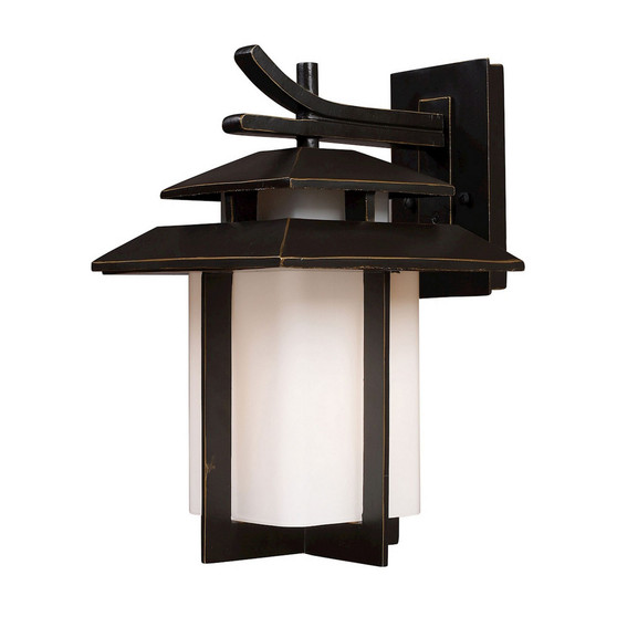 Kanso 1-Light Outdoor Sconce in Hazlenut Bronze