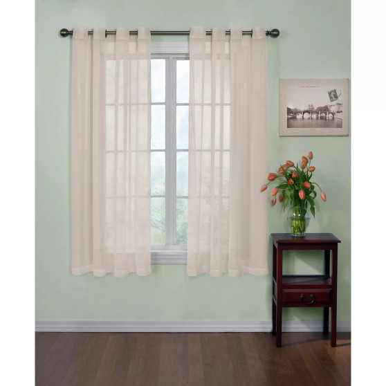 Curtainfresh Grommet Voile 59" x 63"  Panel
