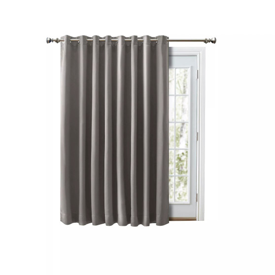 Ultimate Blackout Grommet Curtain Patio Panel 112"W x 96"L
