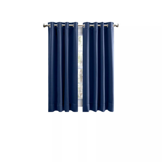Ultimate Black Out Grommet Panel w/Wand 56"W x 36"L