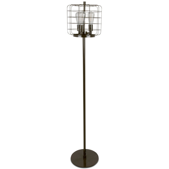 Indy Cage Industrial Floor Lamp