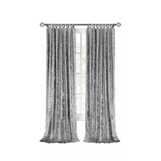 Harper Criss Cross Window Curtain Panel, 50x84