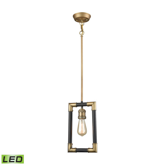 Lisbon 1 Pendant Classic Brass/Oil Rubbed Bronze