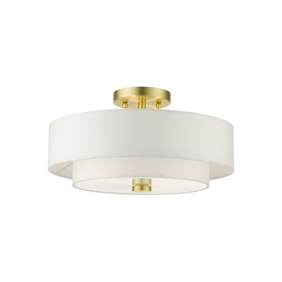 Meridian 3 Lights Semi Flush