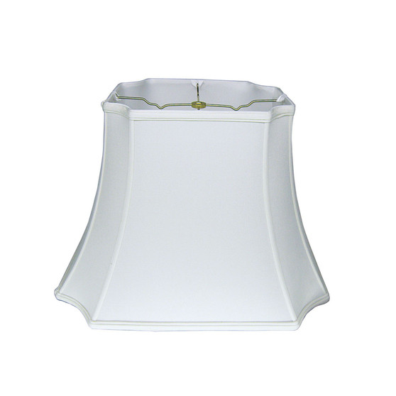 Cloth&Wire Slant Inverted Cut Corner Rectangle Softback Lampshade with Washer Fitter